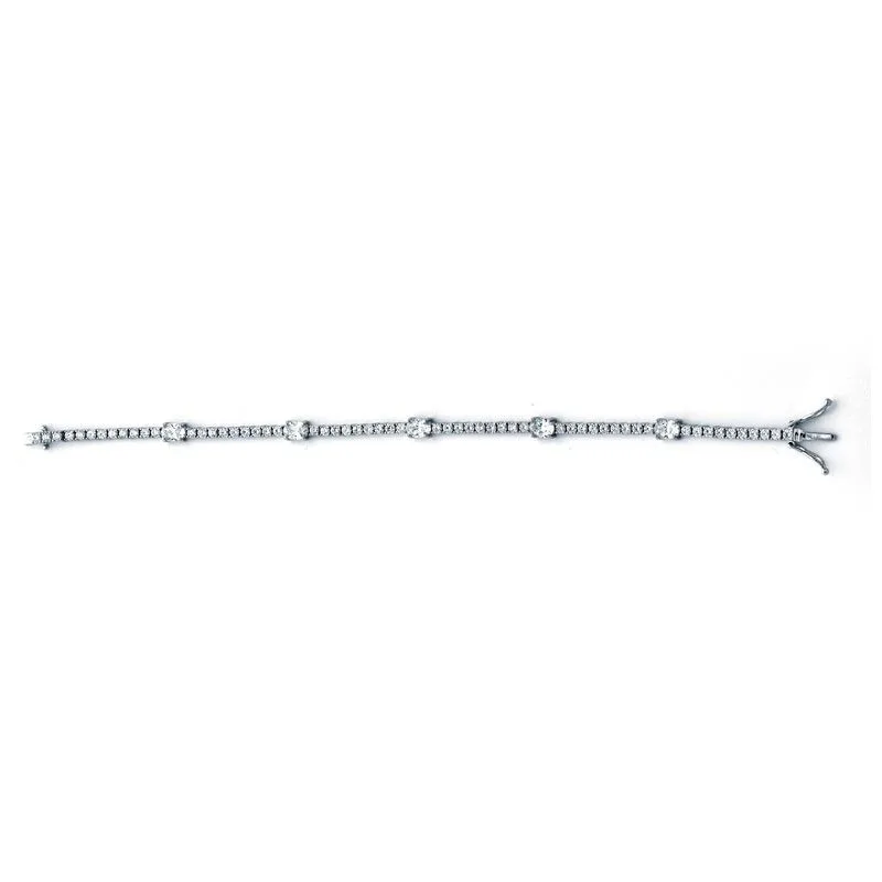 18K White Gold Diamond Bracelet