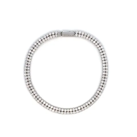 18K White Gold Diamond Bracelet