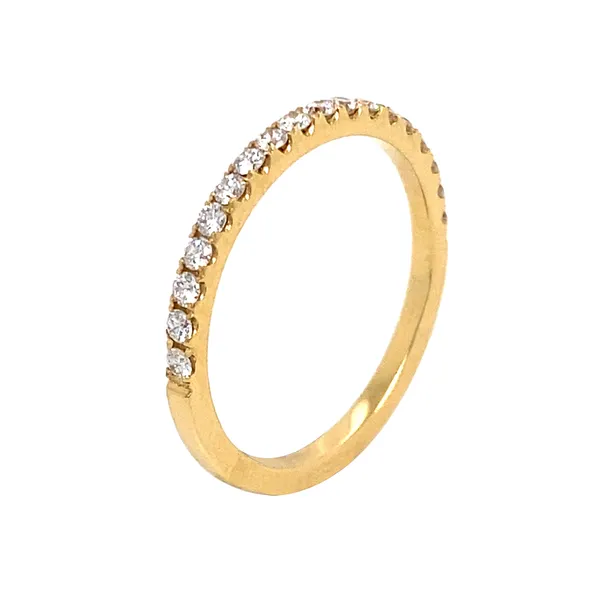 18K Yellow Gold Diamond Band