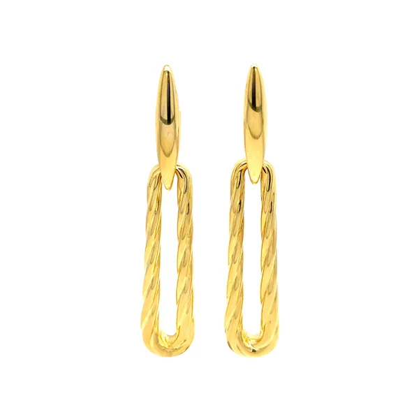 18K Yellow Gold Earrings