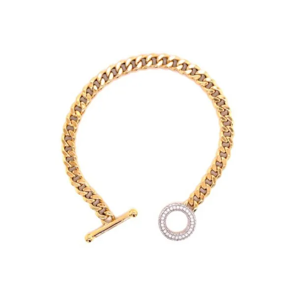 18K Yellow Gold Diamond Bracelet