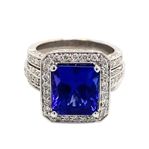 18K White Gold Tanzanite Ring