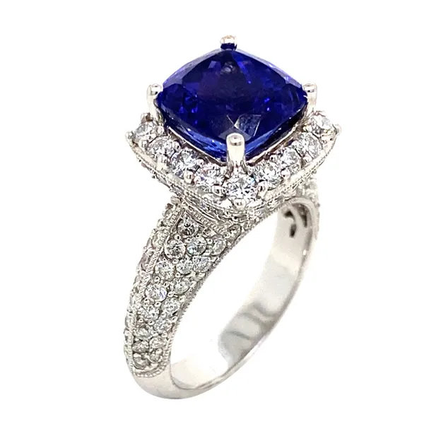18K White Gold Tanzanite Ring
