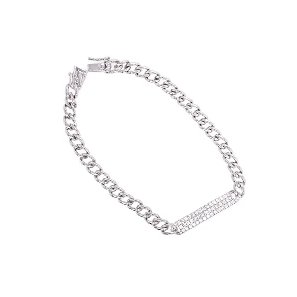 18K White Gold Diamond Bracelet