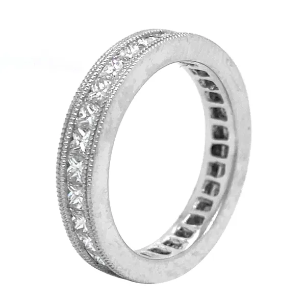 18K White Gold Diamond Eternity Band
