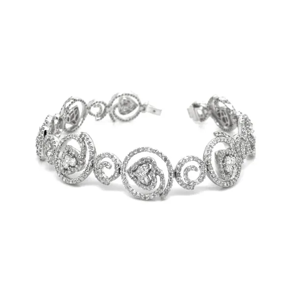18K White Gold Diamond Bracelet