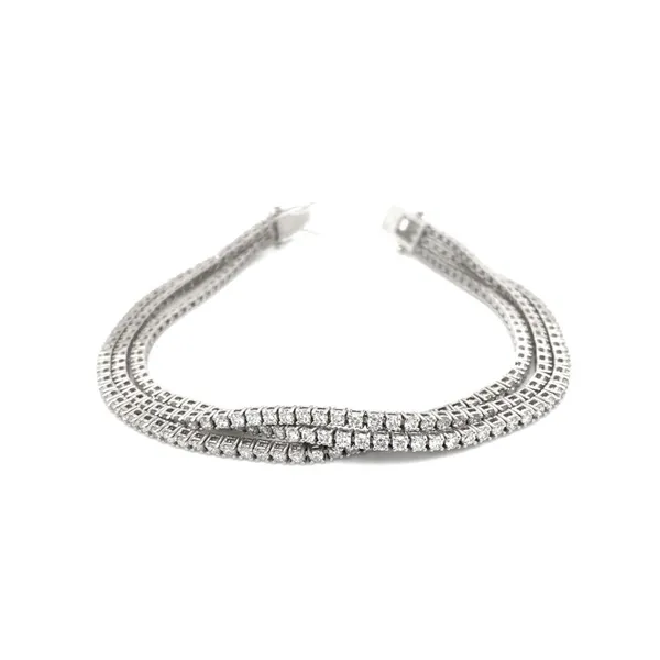 18K White Gold Diamond Bracelet