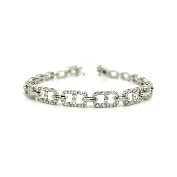 18K White Gold Diamond Bracelet