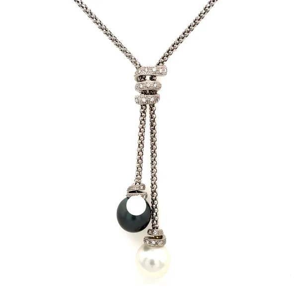 18K White Gold Pearl Necklace