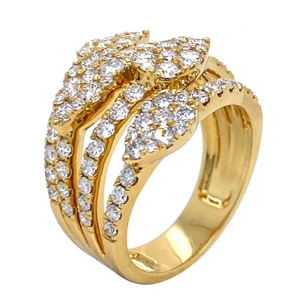 18K Yellow Gold Diamond Band