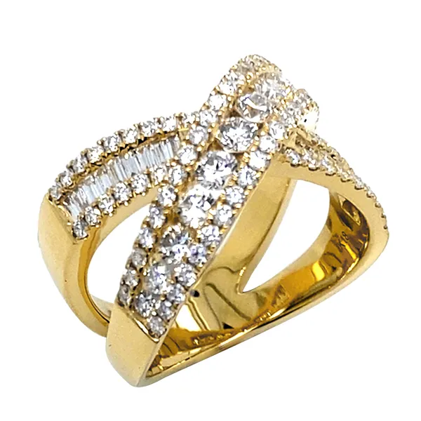 18K Yellow Gold Diamond Band