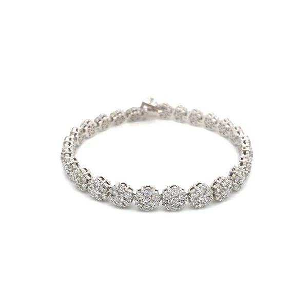 18K White Gold Diamond Bracelet