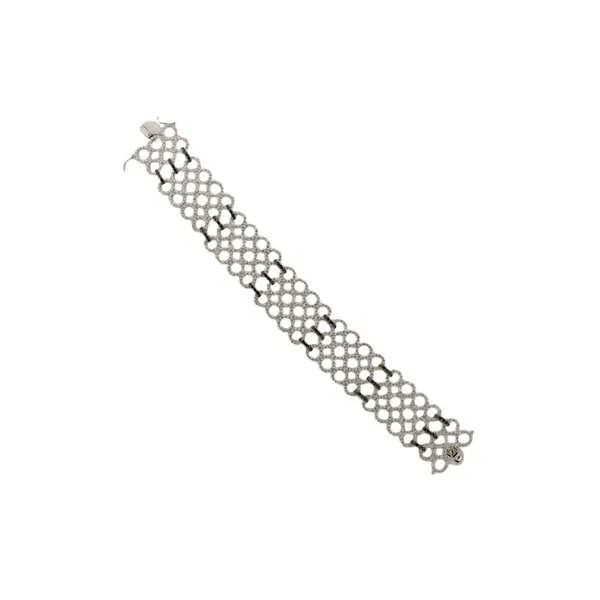 18K White Gold Diamond Bracelet