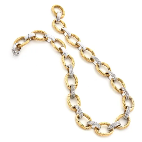 18K Two-Tone Gold Necklace