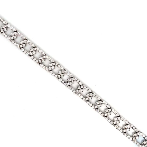 18K White Gold Diamond Bracelet