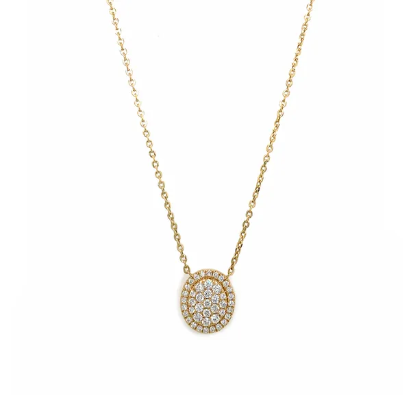 14K Yellow Gold Diamond Necklace