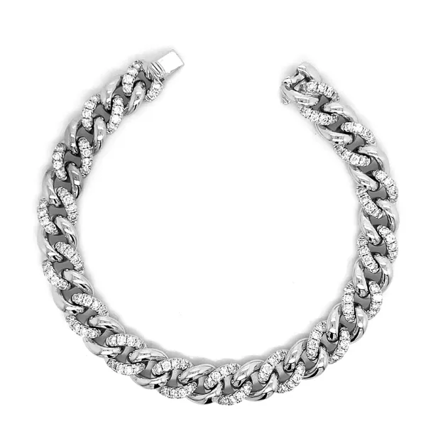 18K White Gold Diamond Bracelet