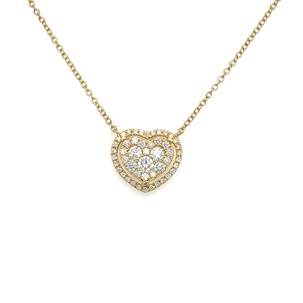 18K Yellow Gold Diamond Necklace