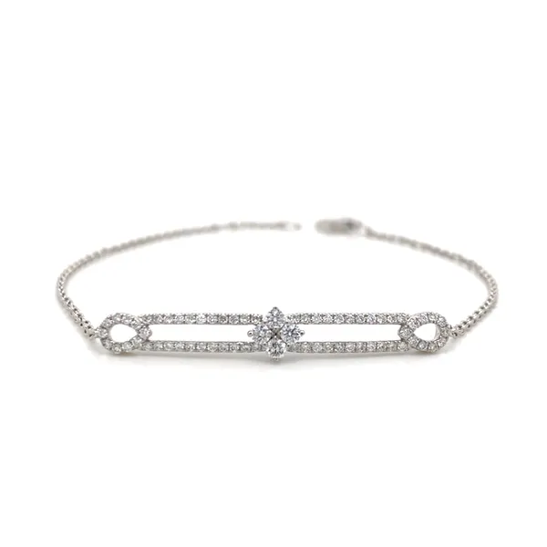18K White Gold Diamond Bracelet