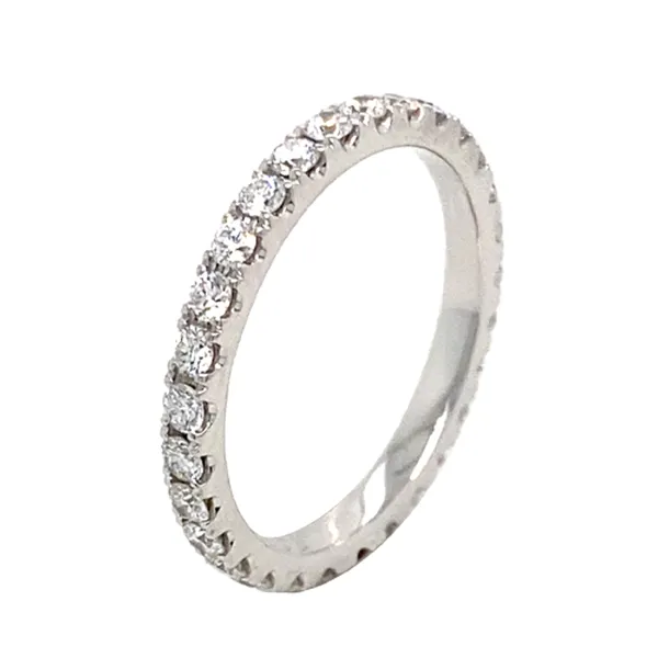 18K White Gold Semi Mount Ring