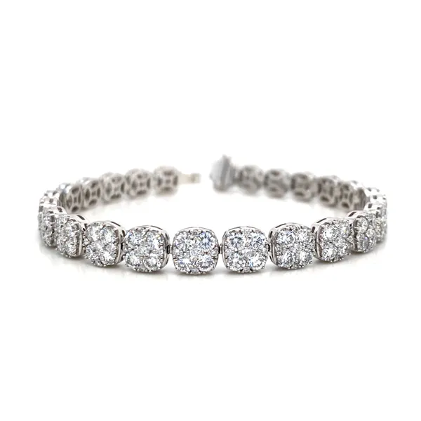 18K White Gold Diamond Bracelet