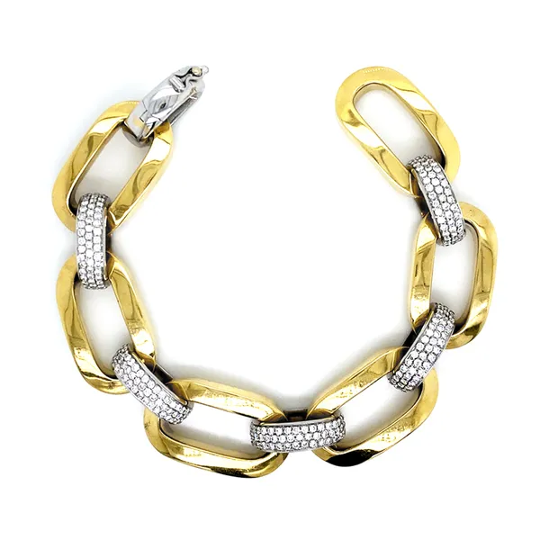 18K Two-Tone Diamond Bracelet