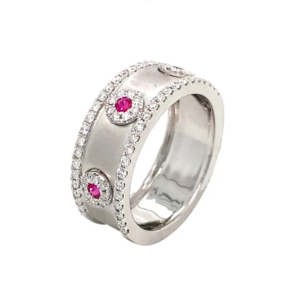 18K White Gold Ruby Ring