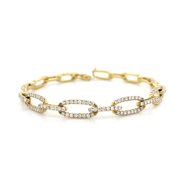 18K Yellow Gold Diamond Bracelet