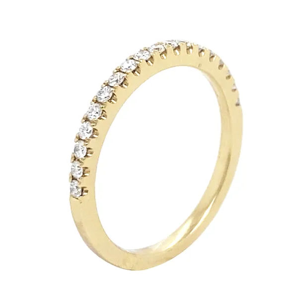 18K Yellow Gold Diamond Band