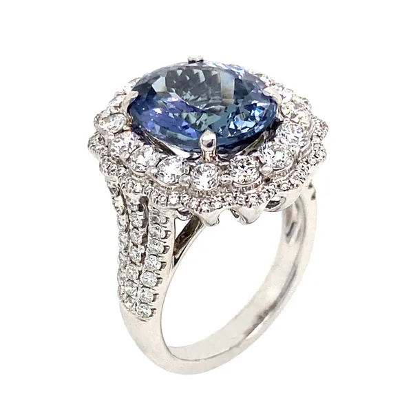 18K White Gold Tanzanite Ring