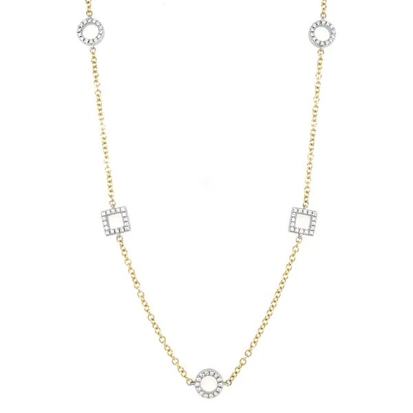 18K Two-Tone Gold Necklace