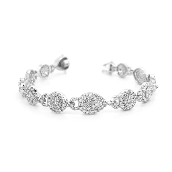 18K White Gold Diamond Bracelet