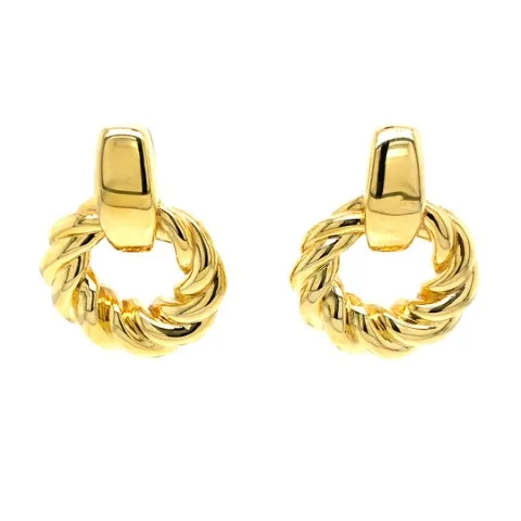 18K Yellow Gold Earrings