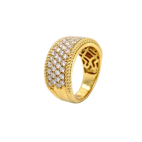 18K Yellow Gold Diamond Band