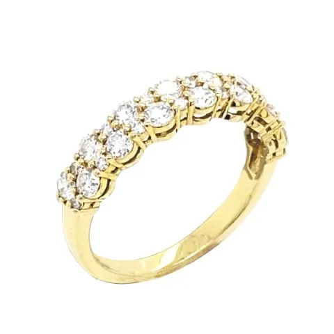 18K Yellow Gold Diamond Band
