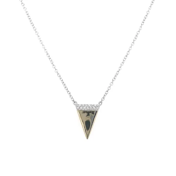 18K White Gold Diamond Necklace