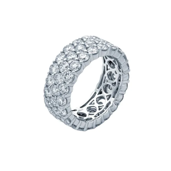 18K White Gold Diamond Eternity Band