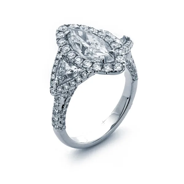 18K White Gold Diamond Ring