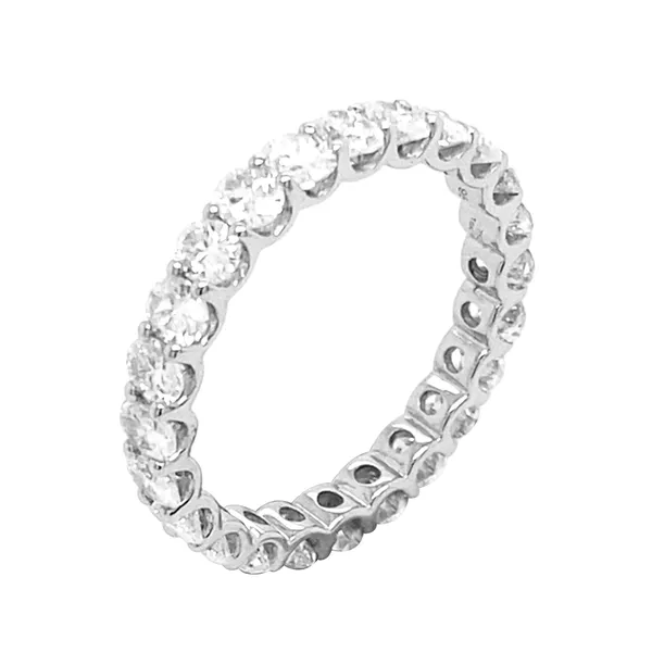 18K White Gold Diamond Eternity Band