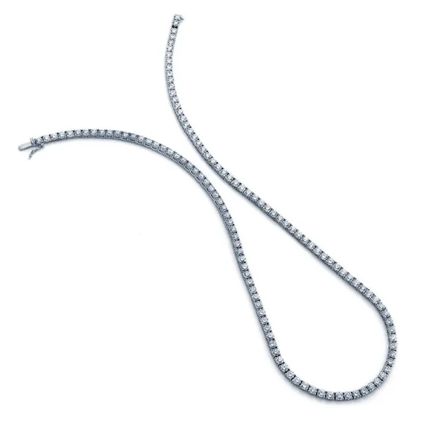 18K White Gold Diamond Necklace