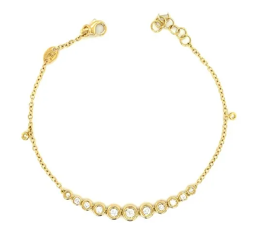 18K Yellow Gold Diamond Bracelet