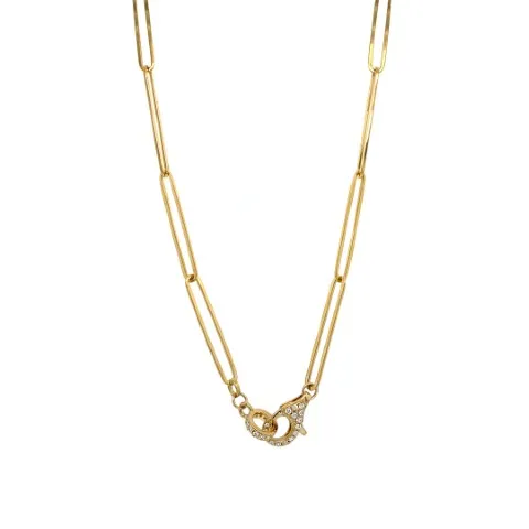 18K Yellow Gold Diamond Necklace