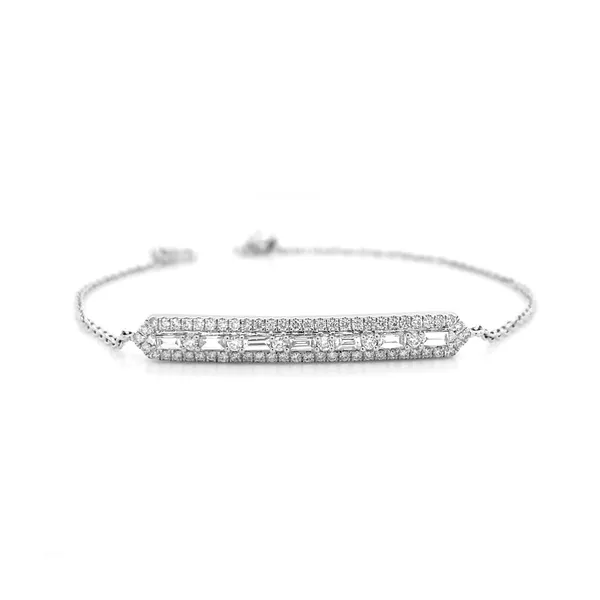 18K White Gold Diamond Bracelet