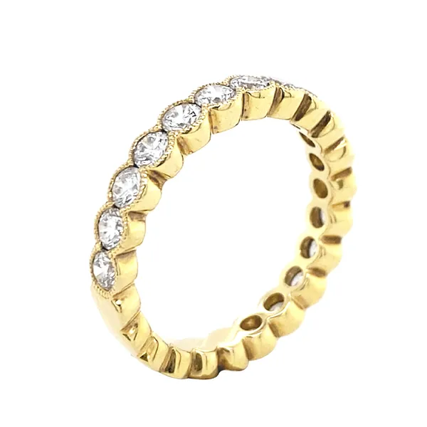 18K Yellow Gold Diamond Band