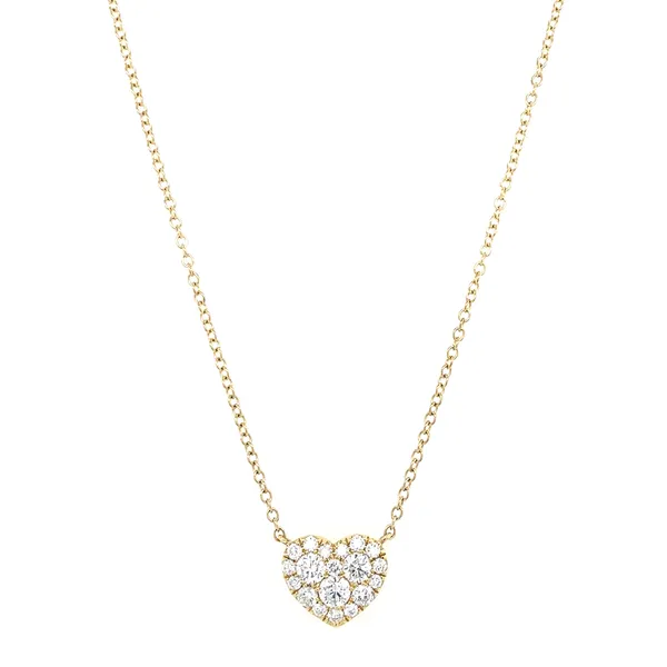 18K Yellow Gold Diamond Necklace