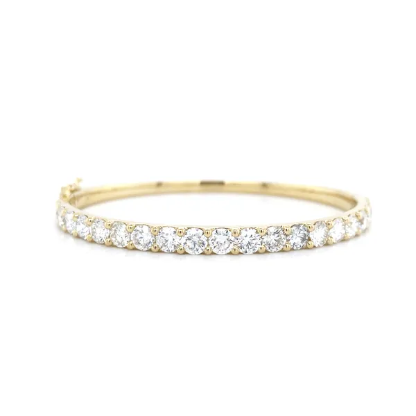 18K Yellow Gold Diamond Bangle