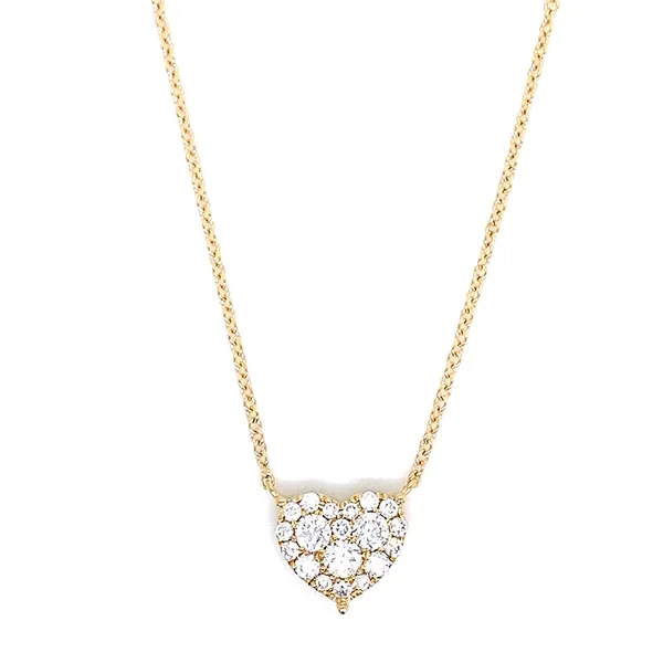 18K Yellow Gold Diamond Necklace