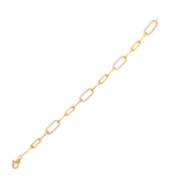 18K Yellow Gold Diamond Bracelet