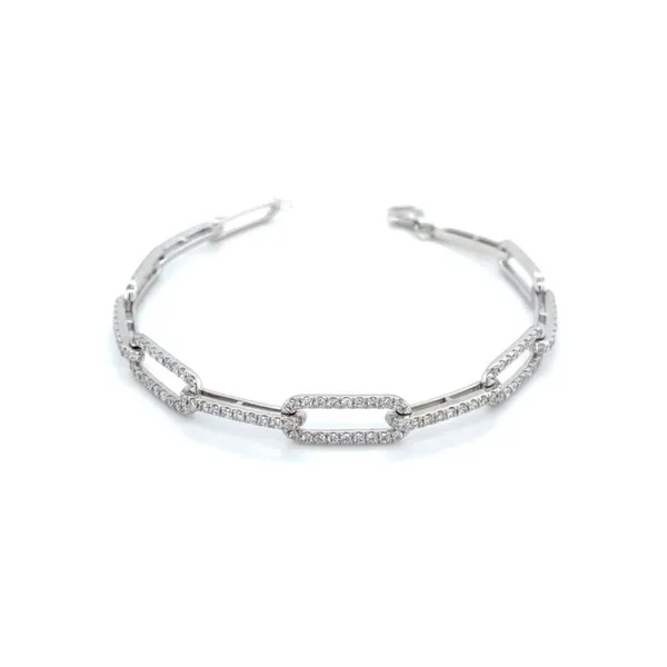 18K White Gold Diamond Bracelet