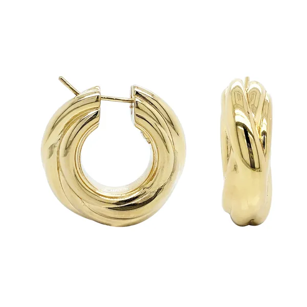 18K Yellow Gold Earrings